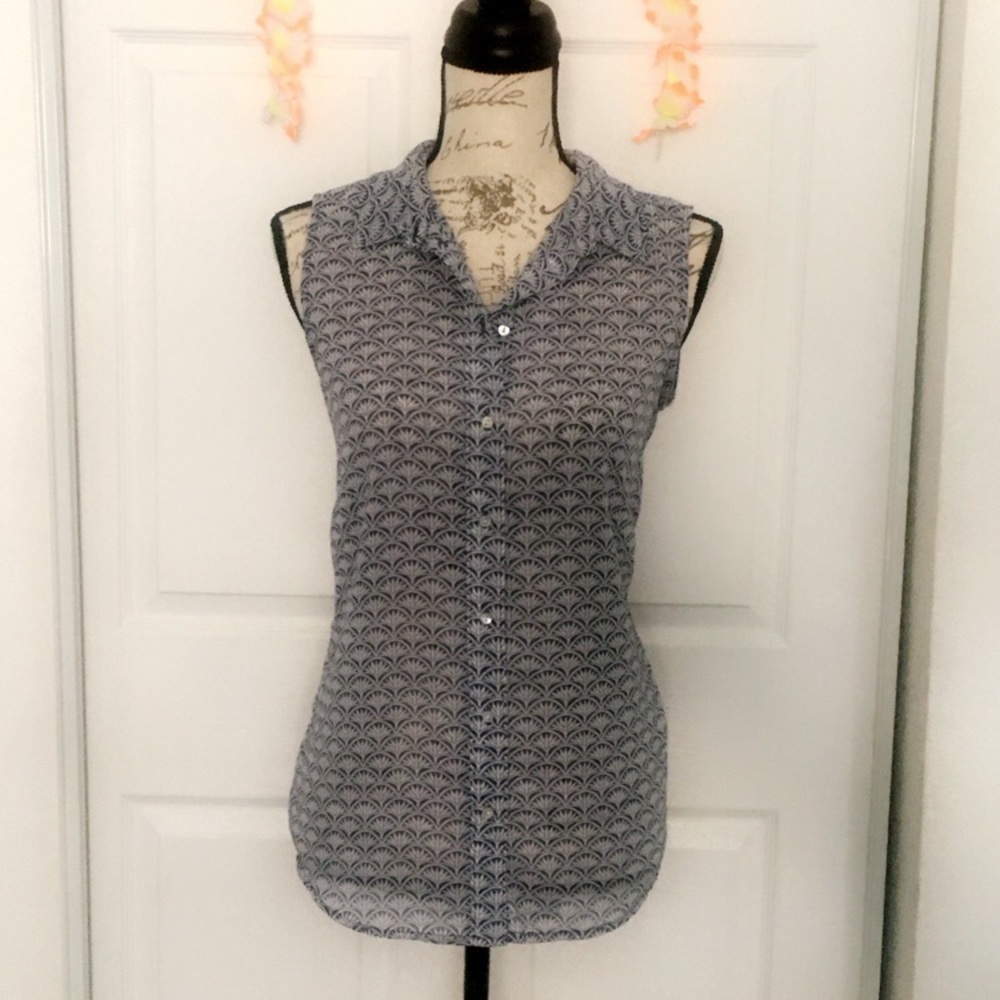 4/$20 H&M Button Up Sheer Blouse